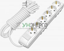 Удлинитель 6х5мс защитой от детей MOTTO с/з ARVIA 35 01 1006 405
