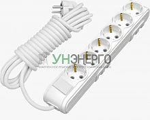 Удлинитель 6х5мс защитой от детей MOTTO с/з ARVIA 35 01 1006 405 Удлинитель 6х5мс защитой от детей MOTTO с/з ARVIA 35 01 1006 405