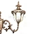 Светильник садово-парковый Feron PL4049 шестигранный, столб  3*60W 230V E27, черное золото 11429
