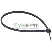 Хомут кабельный Colring 2.4х180 черн. (уп.100шт) Leg 031802