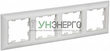 Рамка 4-м BRITE РУ-4-БрАБ арктич. бел./бел. IEK BR-M42-12-K91 Рамка 4-м BRITE РУ-4-БрАБ арктич. бел./бел. IEK BR-M42-12-K91