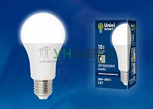 Лампа светодиодная LED-A60-10W/4000K/E27 /PS PLS10WH 10Вт матовая 4000К нейтр. бел. E27 с датчиком освещенности (упак. картон) Uniel UL-00005710