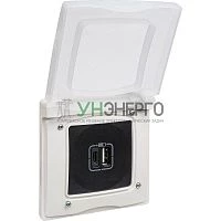 Устройство зарядное Etika с 2-мя USB разъемами A и C 240В/5В 3000мА антрацит IEK 672636 Устройство зарядное Etika с 2-мя USB разъемами A и C 240В/5В 3000мА антрацит IEK 672636