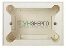 Цоколь для открытой установки на 1-2-3мод. без рамки Zenit бел. ABB 2CLA299300N1101