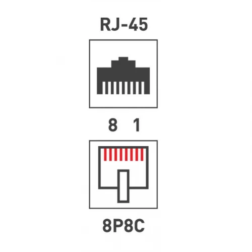 Розетка компьютерная 1-м ОП RJ45 кат.5E UTP неэкранир. бел. Rexant 03-0121 фото 9