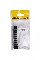 Колодка клеммная КВ-4 3А 4мм PP(полипропилен) черн. (инд. упак.) PROCONNECT 07-5004-2-9