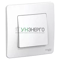 Выключатель 1-кл. СП Blanca 6А IP20 (сх. 1) 250В бел. SE BLNVS006101