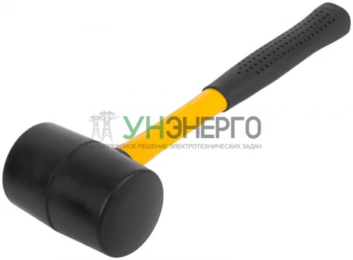 Киянка 65мм 680г фибергласовая ручка резинов. FIT 45494 фото 2