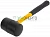 Киянка 65мм 680г фибергласовая ручка резинов. FIT 45494