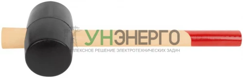 Киянка 70мм 750г деревянная ручка резинов. КУРС 45375 фото 5