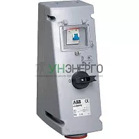 Розетка 16А 2P+E в боксе ВУ IP44 ABB 2CMA167756R1000 Розетка 16А 2P+E в боксе ВУ IP44 ABB 2CMA167756R1000