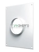 Площадка торцевая ПТМ фланец d100 196х236 окраш. сталь ERA 100ПТМ Площадка торцевая ПТМ фланец d100 196х236 окраш. сталь ERA 100ПТМ