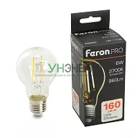 Лампа светодиодная Feron.PRO LB-1106 Шар E27 6W 175-265V 2700K 48889