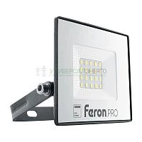 Светодиодный прожектор Feron.PRO LL-1000 IP65 20W 6400K черный 41538