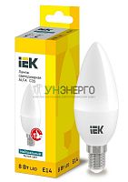 Лампа светодиодная Alfa 8Вт C35 свеча 4000К E14 230В (6шт) IEK LLA-C35-8-230-40-E14-6 Лампа светодиодная Alfa 8Вт C35 свеча 4000К E14 230В (6шт) IEK LLA-C35-8-230-40-E14-6