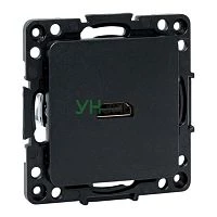 Розетка Стокгольм HDMI механизм черн. EKF EZA00-327-10