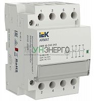 Контактор модульный KMR 40А 24В AC/DC 2НО 2НЗ ARMAT IEK AR-KMR20-040-22-024 Контактор модульный KMR 40А 24В AC/DC 2НО 2НЗ ARMAT IEK AR-KMR20-040-22-024