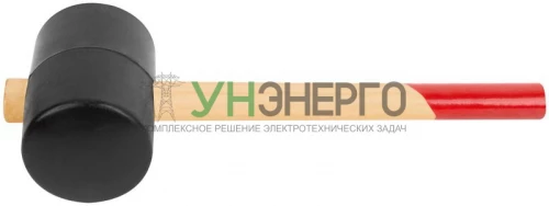 Киянка 90мм 1200г деревянная ручка резинов. КУРС 45390 фото 5