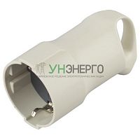 Розетка кабельная R3 16А с заземл. с кольцом непрямой ввод (10/200/4000) бел. ЭРА Б0019187 Розетка кабельная R3 16А с заземл. с кольцом непрямой ввод (10/200/4000) бел. ЭРА Б0019187
