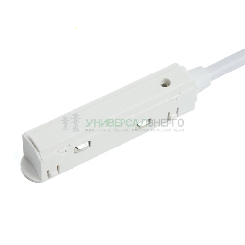 Соединитель-коннектор для низковольтного шинопровода, белый, LD3002 41972 фото 6
