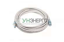 Патч-корд PC-LPM-STP-RJ45-RJ45-C6-5M-LSZH-GY F/UTP экран. кат.6 LSZH 5м сер. Hyperline 42377