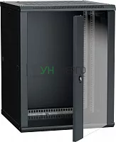 Шкаф 19дюйм LINEA W 18U 600х600мм настен. стекл. дверь RAL9005 ITK LWR5-18U66-GF Шкаф 19дюйм LINEA W 18U 600х600мм настен. стекл. дверь RAL9005 ITK LWR5-18U66-GF