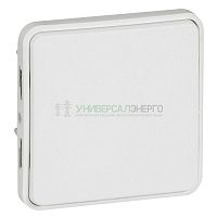 Механизм переключателя проходного 1-кл. СП Plexo 10А IP55 250В 10AX антибактер. покрытие бел. Leg 070711