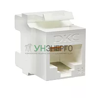 Модуль Keystone RJ45 CAT6А не экранированный 180град. бел. DKC RNK6AU180WH