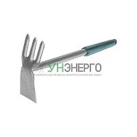 Мотыжка комбинированная 3 прямых зубца с метал. ручкой ЧЕТЫРЕ СЕЗОНА 64-0015 Мотыжка комбинированная 3 прямых зубца с метал. ручкой ЧЕТЫРЕ СЕЗОНА 64-0015
