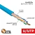 Кабель витая пара U/UTP кат.6 4х2х23AWG solid CU PVC син. (м) Rexant 01-0047