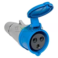 Розетка переносная 223 2P+PE 32А 220В IP44 PROxima EKF ps-223-32-220-PRO Розетка переносная 223 2P+PE 32А 220В IP44 PROxima EKF ps-223-32-220-PRO