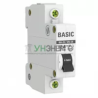 Выключатель нагрузки 1п 63А ВН-29 Basic EKF SL29-1-63-bas Выключатель нагрузки 1п 63А ВН-29 Basic EKF SL29-1-63-bas
