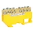 Шина "PE" STEKKER на изоляторе 8*12 на DIN-рейку 8 выводов, желтый, LD555-812-8 49553