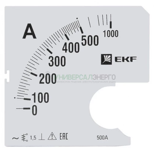 Шкала сменная для A961 500/5А-1.5 PROxima EKF s-a961-500