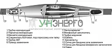 Муфта кабельная соединительная 1кВ 4СТП-1 (150-240) для кабелей с бумажн. и пластик. изоляцией без соединителей Михнево 005006