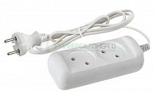 Удлинитель 2х1.5м без заземл. 6А IP20 UX-2-1.5m ШВВП 2х0.75 Эра Б0038557