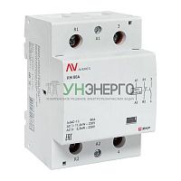 Контактор модульный КМ 80А 1NC+1NO 230В AC (3 мод.) AVERES EKF km-av-3-80-11-230V