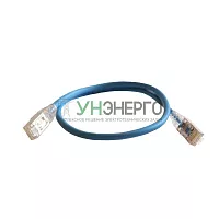 Шнур коммутационный HD RJ45 кат. 6 F/UTP LSZH экранир. 0.5м голуб. Leg 051540