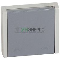 Розетка 1-м СП Plexo 20А IP44 400В 3P+E сер. Leg 055706