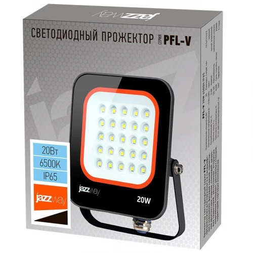 Прожектор светодиодный PFL-V 20Вт 6500К IP65 ДО JazzWay 5039698 фото 5