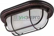 Светильник накладной IP54, 220V 60Вт Е27, дерево, орех, овал, с решеткой, НБО 04-60-022 11576 Светильник накладной IP54, 220V 60Вт Е27, дерево, орех, овал, с решеткой, НБО 04-60-022 11576