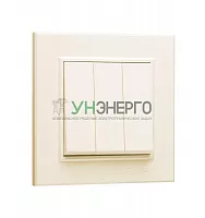 Выключатель 3 клав. 1 вход 3 выхода KAREA крем Makel 56010091 Выключатель 3 клав. 1 вход 3 выхода KAREA крем Makel 56010091