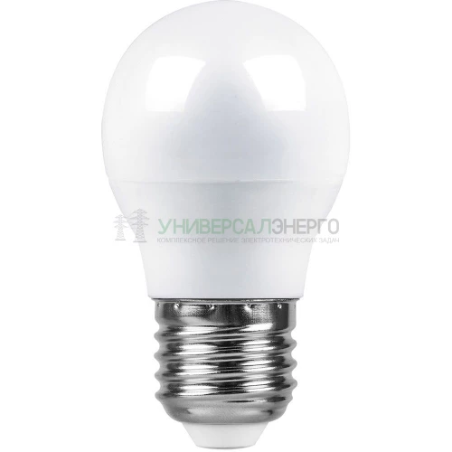 Лампа светодиодная Feron LB-550 Шарик E27 9W 4000K 25805 фото 2