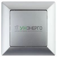 Выключатель 1-кл. СП Solo 4-101-03 10А 250В IP20 алюм. Intro Б0053544