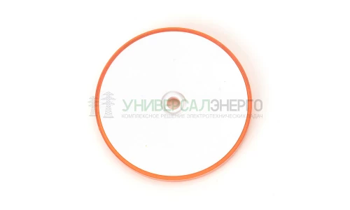 Светоотражатель круглый 61 мм (оранжевый с отверстием) WAS 845 фото 4