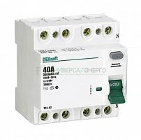 Выключатель дифференциального тока (УЗО) 4п 16А 300мА тип AC 6кА УЗО-03 DEKraft 14091DEK
