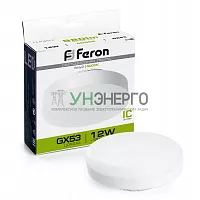 Лампа светодиодная Feron LB-453 GX53 12W 4000K 25835