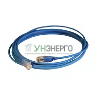 Шнур коммутационный HD RJ45 кат. 6 U/UTP LSZH неэкранир. 3м голуб. Leg 051548