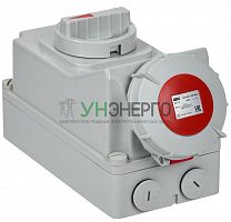 Розетка с мех. блокировкой 32А-6ч 380В 3P+PE ССИ-824 IP67 IEK PSR12-032-4-5-67 Розетка с мех. блокировкой 32А-6ч 380В 3P+PE ССИ-824 IP67 IEK PSR12-032-4-5-67