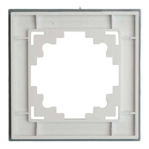Рамка 1-местная, стекло, STEKKER, GFR00-7001-01М, серия Катрин, белый матовый 49594 фото 3